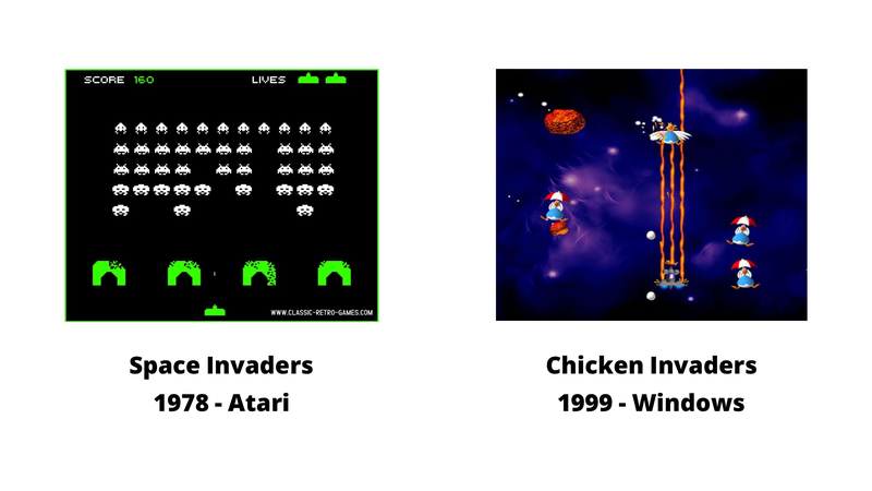 Chicken Invaders & Space Invaders