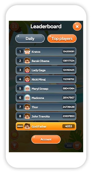 Kalamatic LeaderBoard