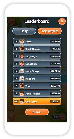 Kalamatic LeaderBoard