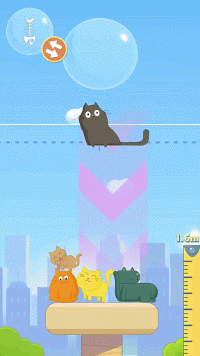 Cat Stack Full fat gif